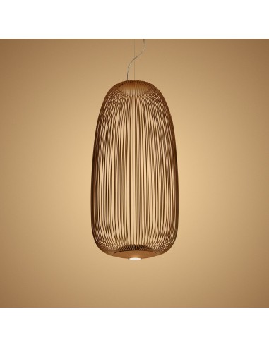 Suspension Spokes 1 cuivre Foscarini Valente Design