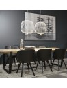 Suspension Spokes 2 blanc Foscarini Valente Design salle à manger