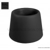 Retrouvez chez Valente Design le pot de fleurs Sardana couleur noir pour la marque Qui Est Paul?
