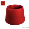 Retrouvez chez Valente Design le pot de fleurs Sardana couleur rouge pour la marque Qui Est Paul?
