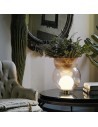 Lampe de table Giova Large chrome Fontana Arte Gae Aulenti Valente Design dans salon