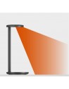 Faisceau lumineux asymétrique breveté – lampe Oblique Flos Valente Design 