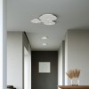 Plafonnier Bugia Mega blanc Lodes-Studio Italia Design Valente Design dans couloir