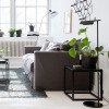 Lampadaire Tab F LED noir de flos Valente Design dans salon