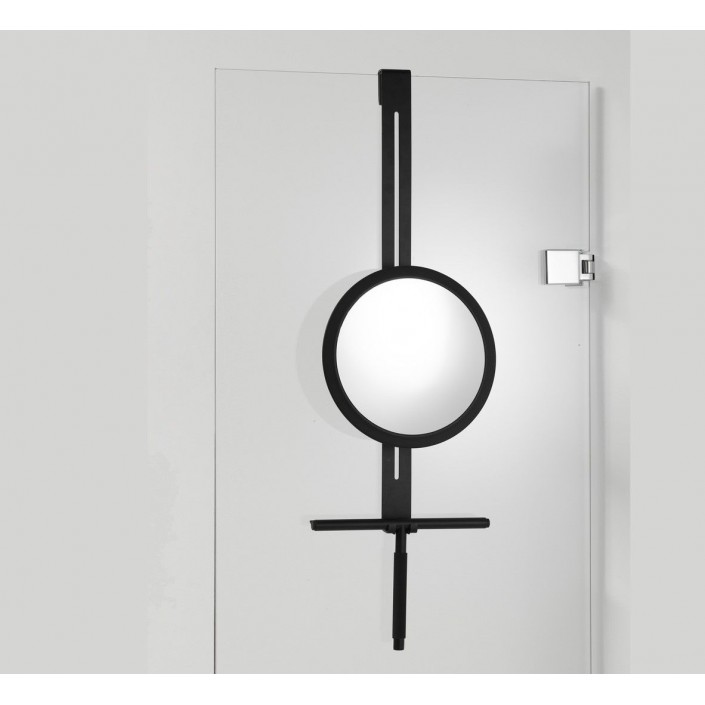 Miroir grossissant Hang Up noir mat Decor Walther Valente Design