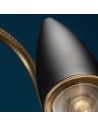 Lampadaire CicloItalia Flex F3 noir Catellani and Smith Valente Design zoom sur diffuseur