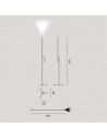 Dimension Lampadaire Tobia Foscarini Valente Design