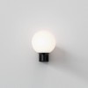 Applique sagara noir mat Astro Lighting Valente Design de face