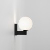 Applique sagara noir mat Astro Lighting Valente Design de profil