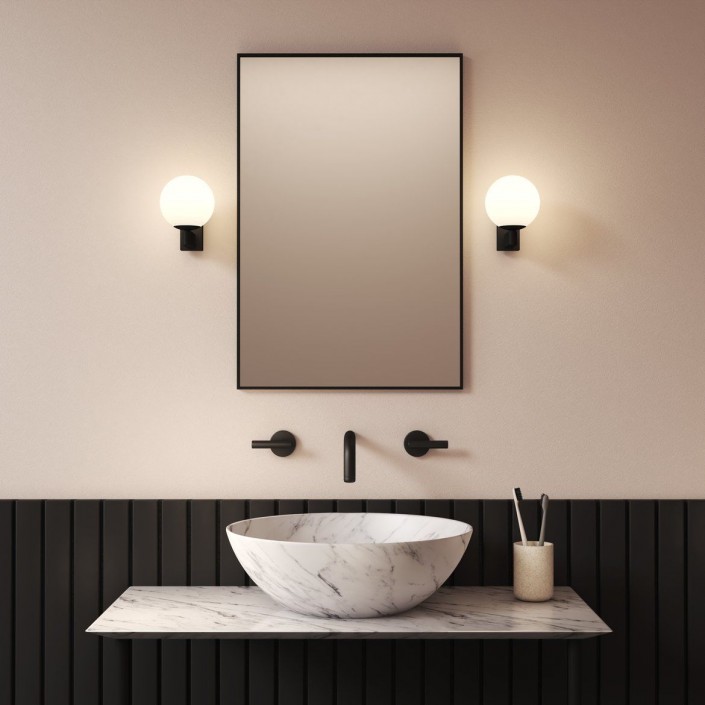 Applique sagara noir mat Astro Lighting Valente Design mise en scène