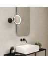 Miroir Mascali Round LED noir mat Astro Lighting Valente Design mise en scène