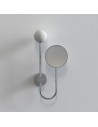Applique Orb chrome poli Decor Walther Valente Design de face éteinte