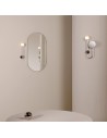 Applique Orb Single et Orb chrome poli Decor Walther Valente Design mise en scène