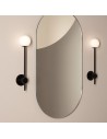Applique Orb Single noir mat Decor Walther Valente Design mise en scène