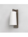 applique Lago 280 bronze abat-jour tissu blanc Astro Lighting Valente Design