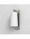 applique Lago 280 nickel mat abat-jour tissu blanc Astro Lighting Valente Design