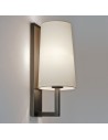 applique riva 350 bronze abat jour verre blanc Astro Lighting Valente Design