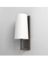 applique riva 350 bronze abat jour tissu blanc Astro Lighting Valente Design
