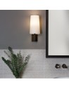 applique riva 350 bronze abat jour verre blanc Astro Lighting Valente Design