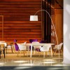 Lampadaire Twiggy LED blanc Foscarini Valente Design restaurant