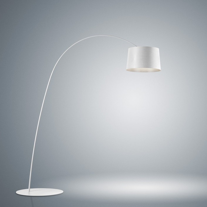 Lampadaire Twiggy LED blanc Foscarini Valente Design
