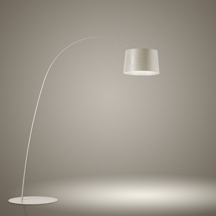 Lampadaire Twiggy LED grege Foscarini Valente Design