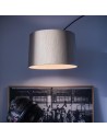 Lampadaire Twiggy Wood noir Foscarini Valente Design détail diffuseur