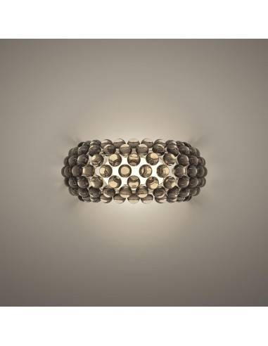 Applique Caboche media gris Foscarini Valente Design
