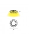 Dimension Plafonnier Caboche Plus Foscarini - Valente Design