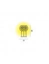 Dimension lampe de table Caboche  foscarini Valente Design