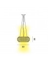 Dimension Suspension Caboche Plus media Foscarini Valente Design