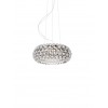 Suspension Caboche Plus media transparent Foscarini Valente Design