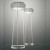 Lampadaires Caboche transparents Media et Grande Foscarini Valente Design