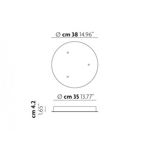Patère triple ronde pour suspensions Diesel Lodes-Studio Italia Design Valente Design