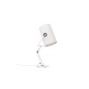 Lampe de table Fork structure ivoire abat-jour ivoire Diesel Living Lodes Valente Design