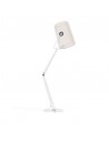 Lampadaire Fork structure ivoire abat-jour ivoire Diesel Living Lodes Valente Design
