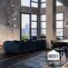 Suspension Flask noir minéral Diesel Living Lodes Valente Design composition en bouquet