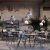 Suspension Urban Concrete Diesel Living Lodes Valente Design mise en scène restaurant