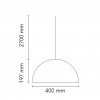 Dimension suspension Skygarden Small Flos Valente Design