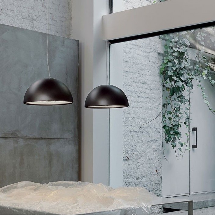 Suspension Skygarden Small noir mat Flos Valente Design mise en scène
