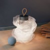 Lampe à poser In Vitro Unplugged noir Flos Starck Valente Design