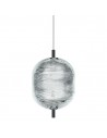 Suspension Jefferson Small monture chrome noir Studio Italia Design Valente Design