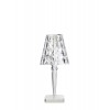 Lampe avec fil Big Battery cristal transparente Kartell Valente Design