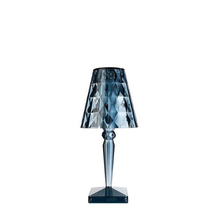 Lampe avec fil Big Battery bleu azur Kartell Valente Design