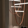 Suspension Wireline rose Flos Formafantasma Valente Design composition plusieurs suspensions