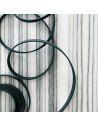 Suspension Wireline vert Flos Formafantasma Valente Design détail ruban
