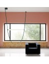 Suspension Wireline vert Flos Formafantasma Valente Design mise en scène