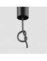 Suspension Cima argent Lodes Valente Design détail corde