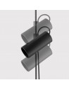 Suspension Cima argent Lodes Valente Design diffuseur à déplacer sur la corde