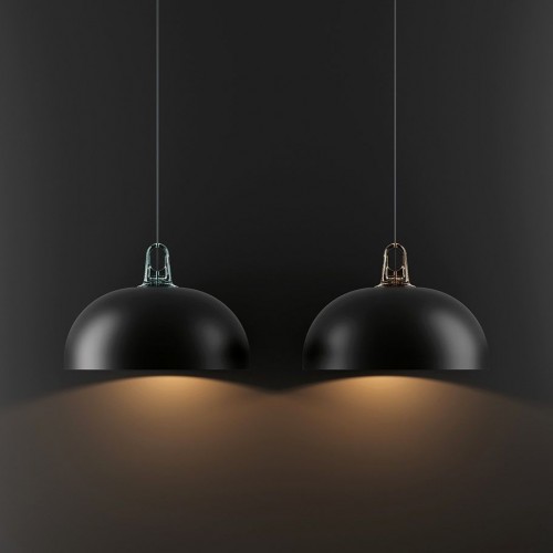 Suspension JIM dome noir Lodes Valente Design